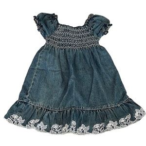 Cute denim girls’ dress